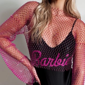 ΡΟΥΧΑ,Μπλούζες - Tops,Μπλούζες ,BARBIE COLLECTION,STRASS COLLECTION